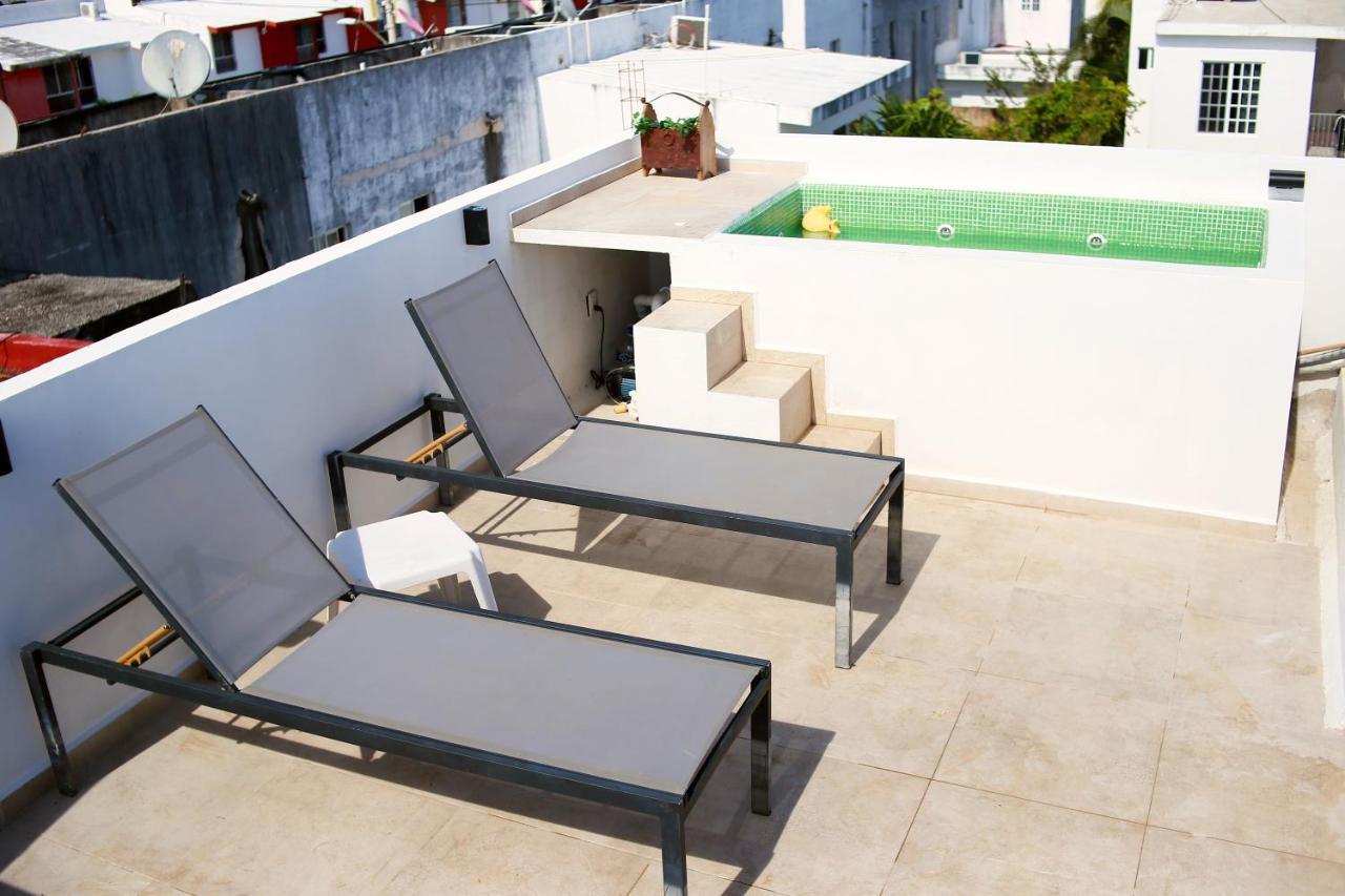 Habitacion, Jacuzzi Rooftop, Gran Wi-Fi Канкун Экстерьер фото